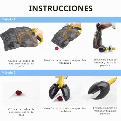 TANGN Recogedor de Excrementos para Perro